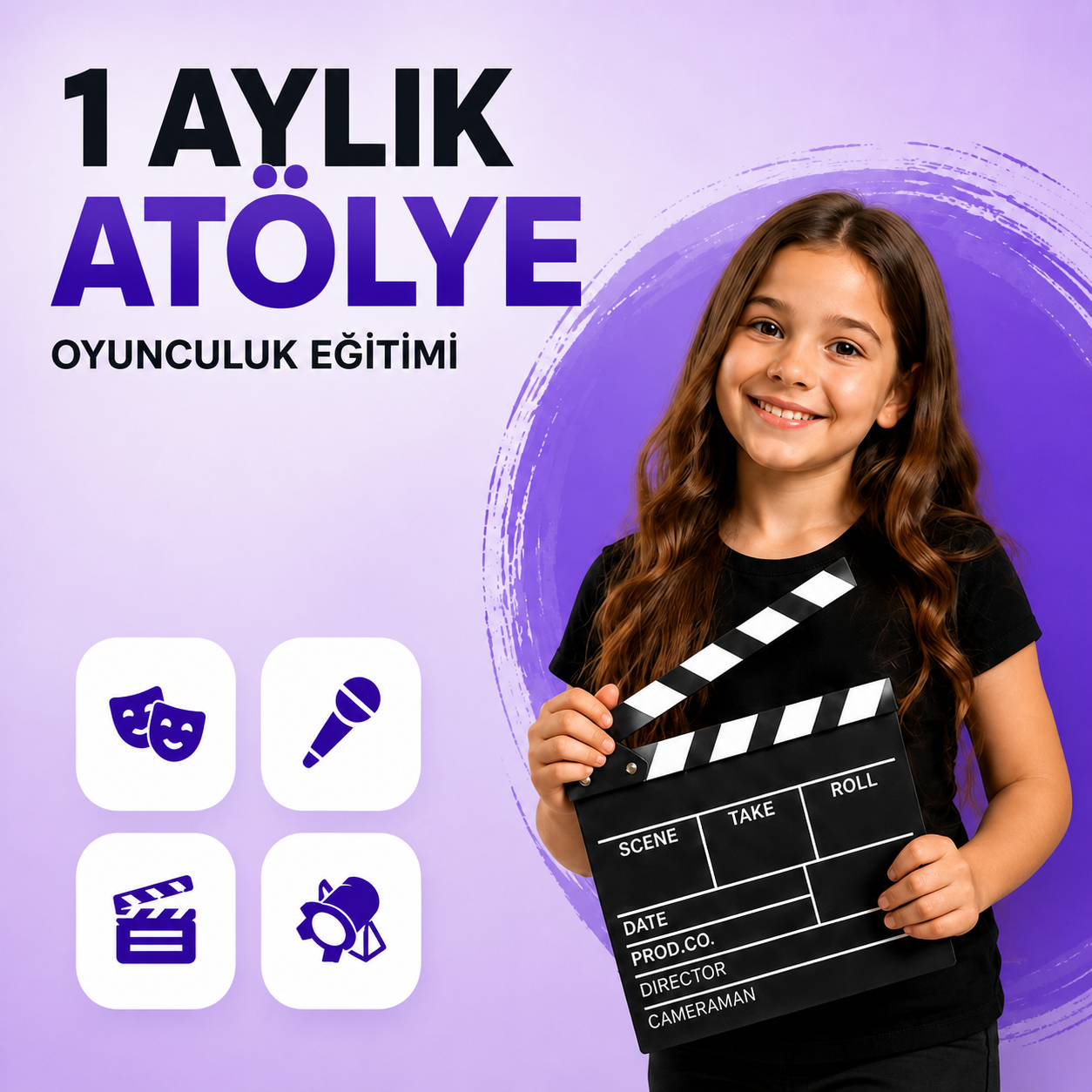 1 Aylık Oyunculuk Atölyesi